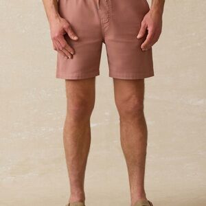 Faherty Essential Drawstring Short Size M‎ Cedar Rose